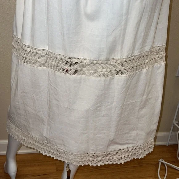 Mexican Embroidery Long Off Shoulders Dress NEW - Picture 7 of 8